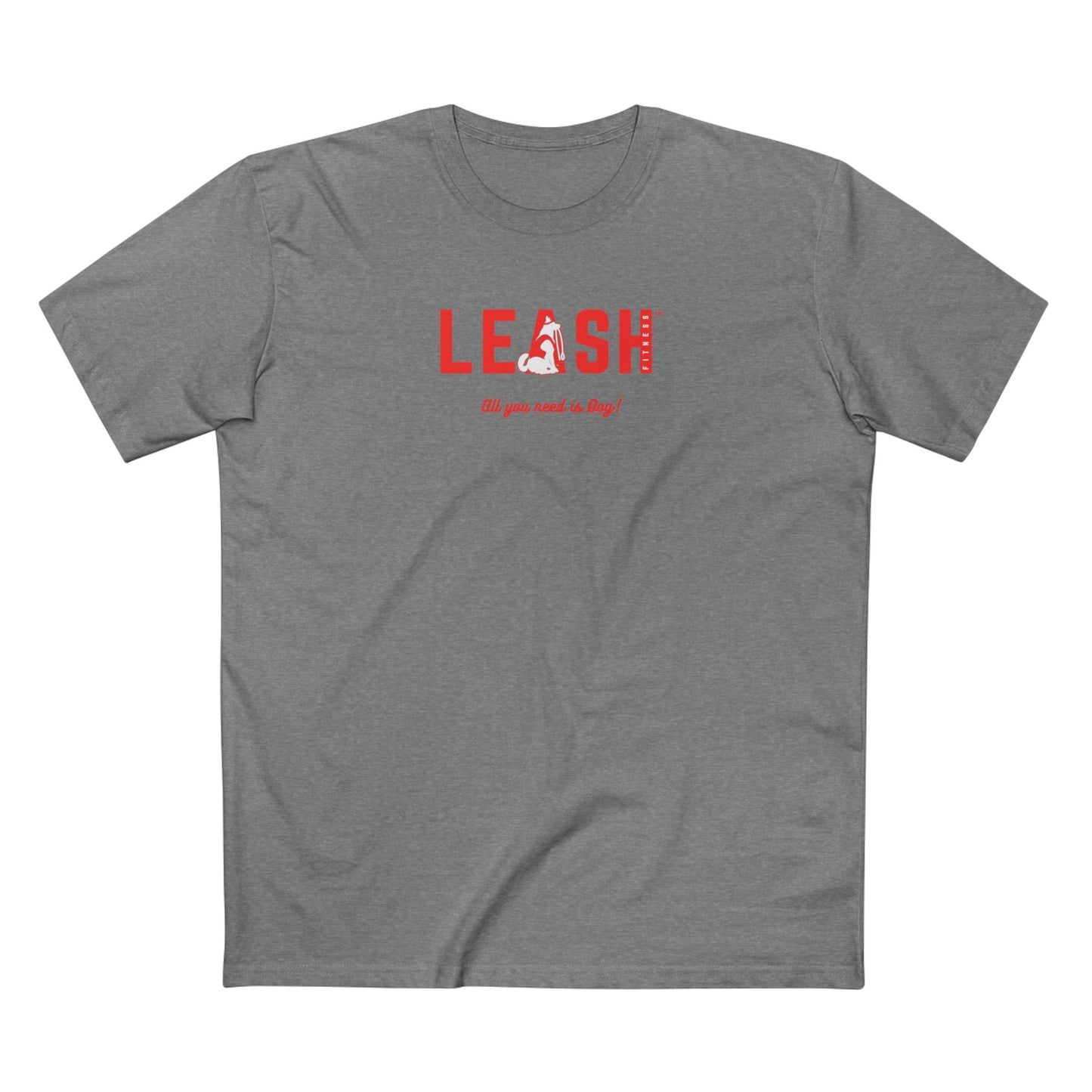 FRONT LOGO-RED~ WHITE ~   Staple Tee