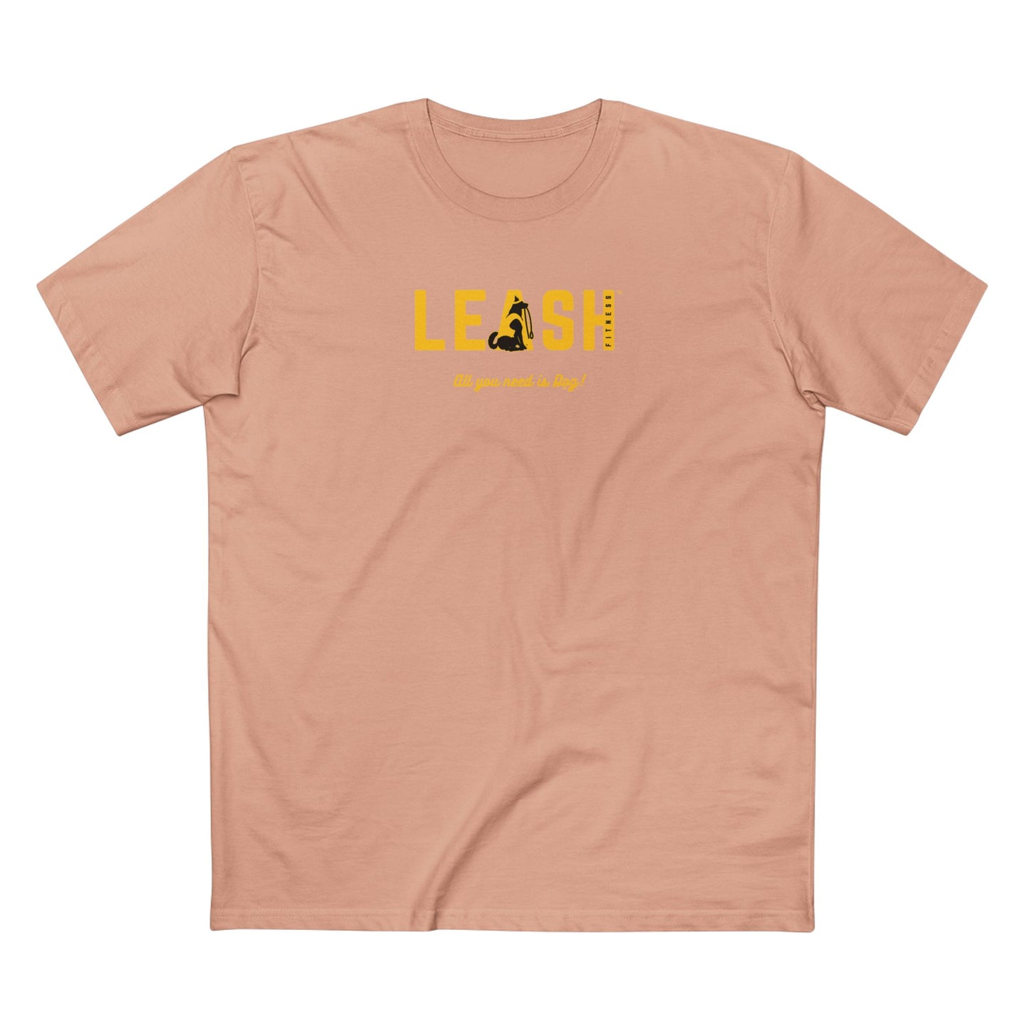 FRONT LOGO-YELLOW ~ BLACK ~   Staple Tee