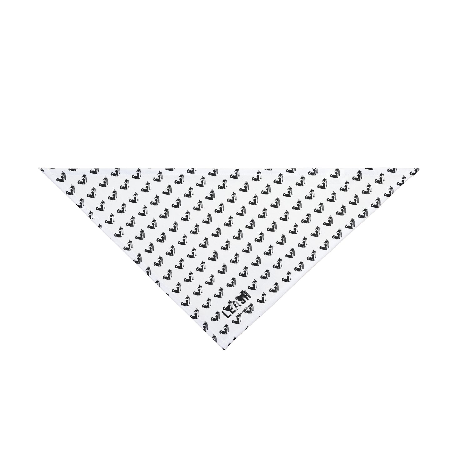 BLACK DOG LOGO~WHITE~ Pet Bandana