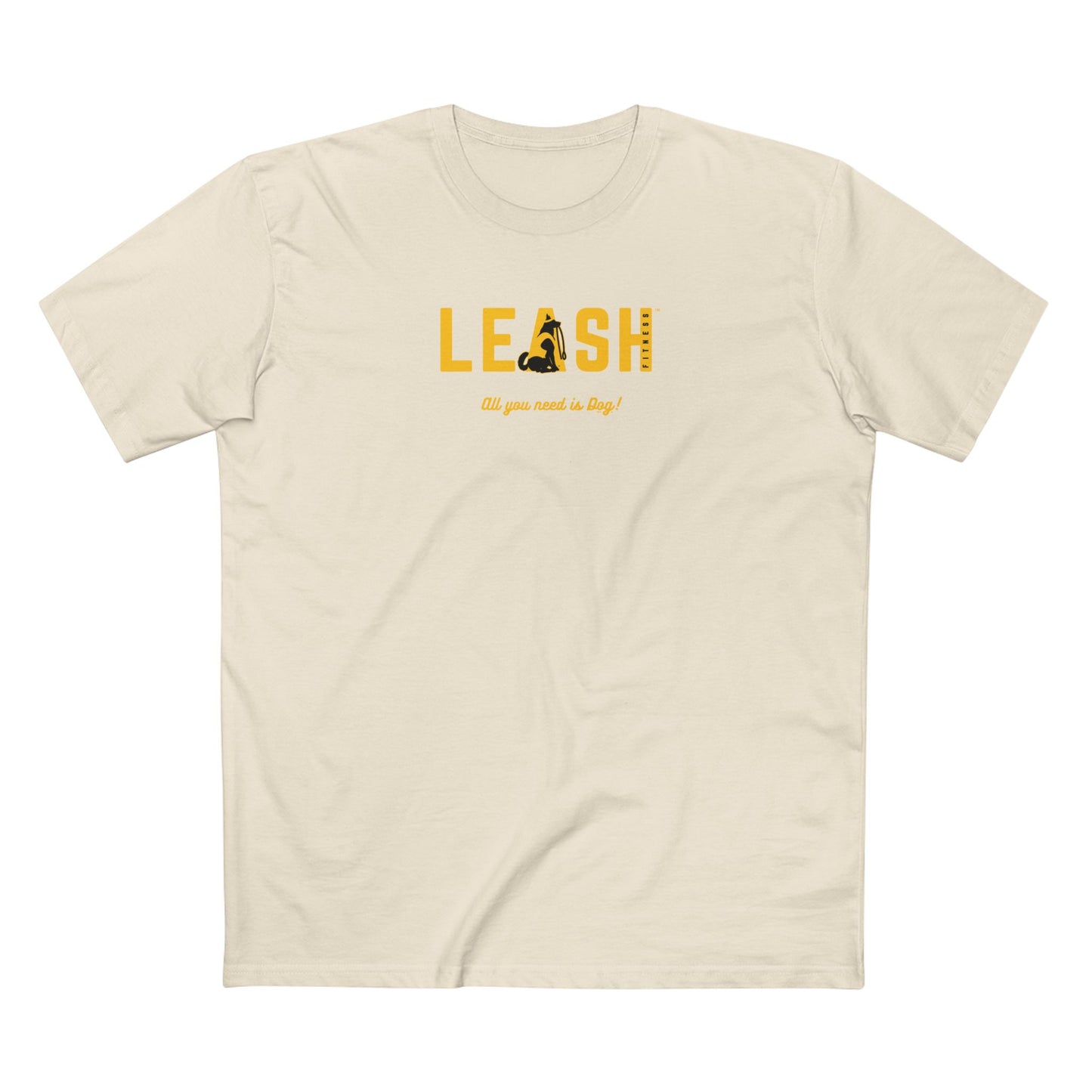 FRONT LOGO-YELLOW ~ BLACK ~   Staple Tee